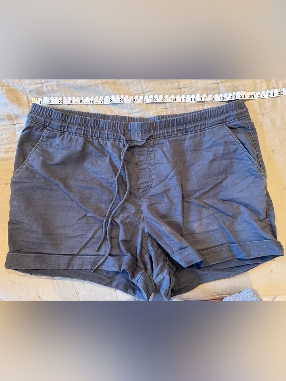 Time and Tru Charcoal Gray Chino Shorts